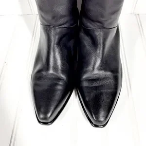 Lord Taylor Shoes Lord And Taylor Black Leather Knee High